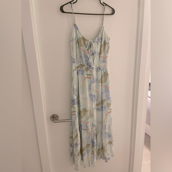 NWT Abercrombie & Fitch Easy Waist Midaxi Dress - Picture 6 of 9